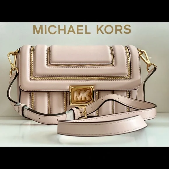 Michael Kors Sonia medium Shoulder / Crossbody Bag - Powder Blush - Picture 4 of 10